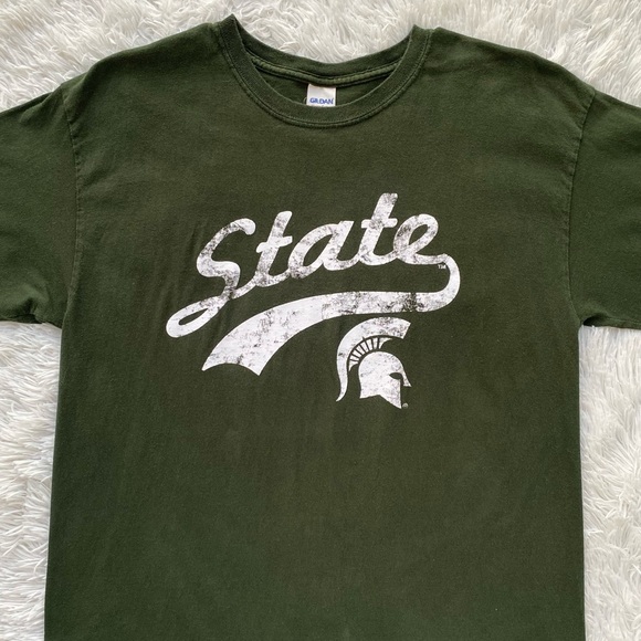 GILDAN • Michigan State Short Sleeve Tee Shirt size Large - Picture 12 of 15